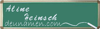 Aline Heinsch Visitenkarte